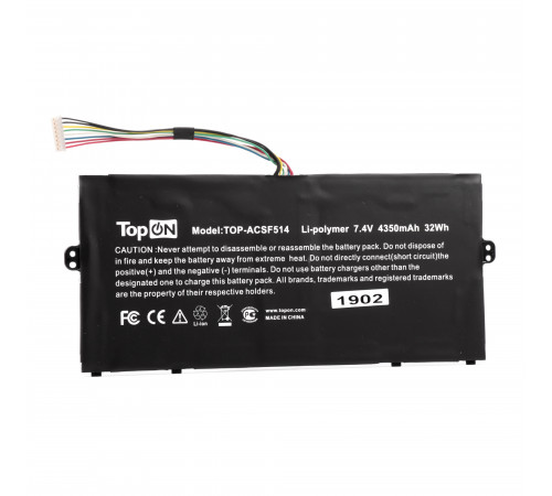 Аккумулятор для ноутбука Acer SF514 7.4V 4350mAh PN: AP16L5J