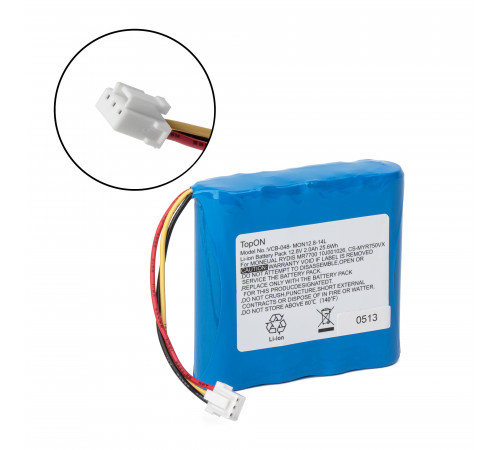 Аккумулятор для робота-пылесоса Moneual Rydis MR7700, R750. 12.8V 1400mAh Ni-MH. PN: 10J001026, TOP-MR770-14