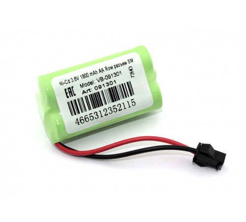 Аккумулятор Ni-Cd 3.6V 1800 mAh AA Row разъем SM