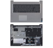 Клавиатура для ноутбука Lenovo Ideapad 3-17 топкейс серебристый