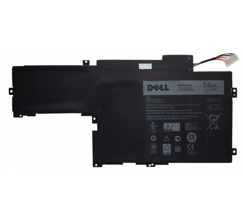 Аккумулятор для Dell Inspiron 14-7000, 14-7437, 14hd-1508 (5KG27), 58Wh, 7840mAh, 7.4V