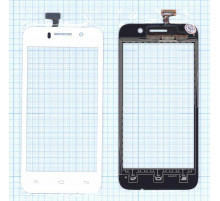 Сенсорное стекло (тачскрин) для Fly IQ446 Magic белое