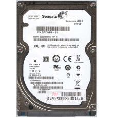 Жесткий диск HDD, 2.5", 500 Гб, SATA III, Seagate, Momentus Thin, 8 Мб, 5400 rpm