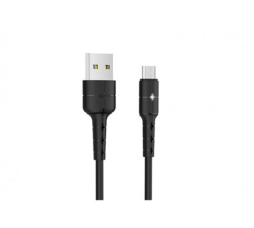 Кабель USB HOCO X30 Star для Micro USB, 2А, 1.2м, черный