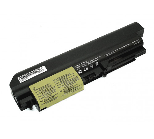 Аккумуляторная батарея для ноутбука Lenovo ThinkPad R61 (41U3196 33) 10,8V 5200mAh OEM черная