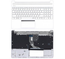 Клавиатура для ноутбука HP 15S-EQ 15S-FQ топкейс белый