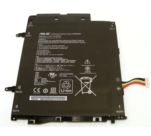 Аккумуляторная батарея для ноутбука Asus T300LA (C22N1307) 7.6V 50Wh