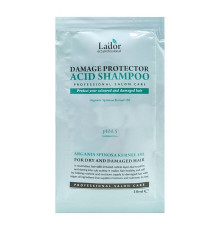 Lador Шампунь для волос бесщёлочной с аргановым маслом / Damaged protector acid shampoo pouch, 10 мл