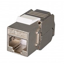Keystone Jack 8P8C (RJ-45) FTP Cat.5e заделка без инструмента 180°