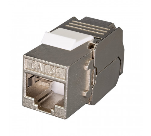 Keystone Jack 8P8C (RJ-45) FTP Cat.5e заделка без инструмента 180° Keystone Jack 8P8C (RJ-45) FTP Cat.5e заделка без инструмента 180°