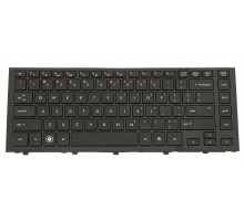 Клавиатура для ноутбука HP Probook 4310S, 4311S черная, с рамкой