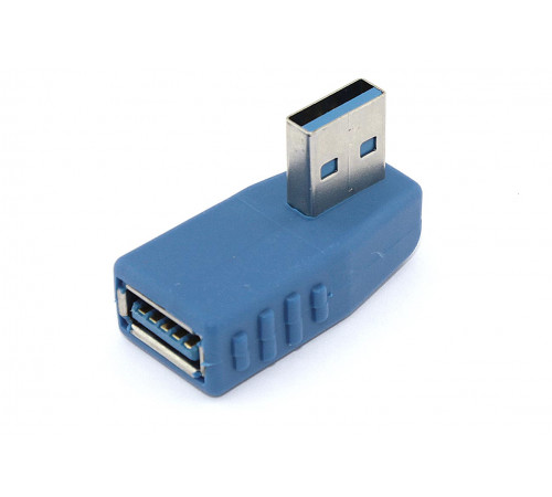 Угловой удлинитель USB Type A с поворотом влево