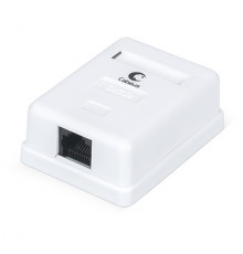 Cabeus WS-8P8C-Cat.5e-1 Розетка компьютерная RJ-45, категория 5e, одинарная, внешняя, Dual IDC