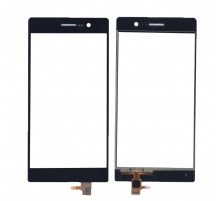 Сенсорное стекло (тачскрин) для Huawei Ascend P7 черное