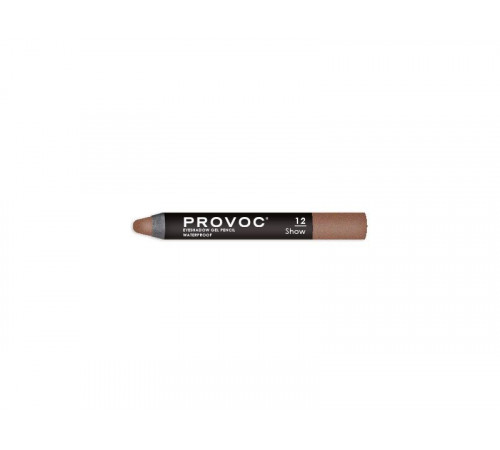 Provoc Тени-карандаш водостойкие, №12 / Eyeshadow Gel Pencil, медный шиммер