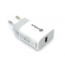 Блок питания (сетевой адаптер) Amperin Quick Charge 3.0 USB 5V/3A,9V/2A,12V/1.5A 18W (YDS-TC018-100)