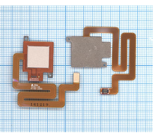 Шлейф со сканером отпечатка пальца для Xiaomi Redmi 4 золотой