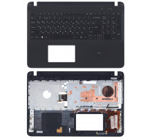 Клавиатура для ноутбука Sony FIT 15 SVF15 черная топ-панель c подсветкой