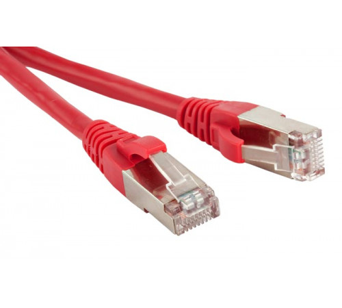 PC-LPM-STP-RJ45-RJ45-C5e-1.5M-RD (PC-LPM-STP-RJ45-C5E-5F-RD) Патч-корд F/UTP, экранированный, Cat.5е (100% Fluke Component Tested), PVC, 1.5 м, красны