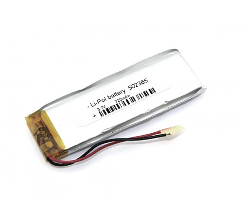 Аккумулятор Li-Pol (батарея) 5*23*65мм 2pin 3.7V/720mAh