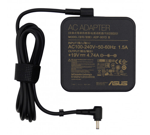 Блок питания Asus 4.0x1.35мм, 90W (19V, 4.74A) без сетевого кабеля, ORG (square shape)