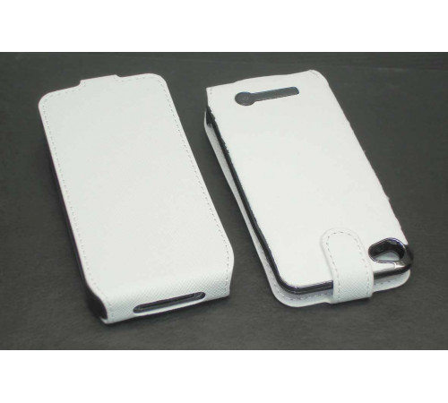 Аккумулятор/чехол для Apple iPhone 4/4s 2300 mAh черно-белый leather case