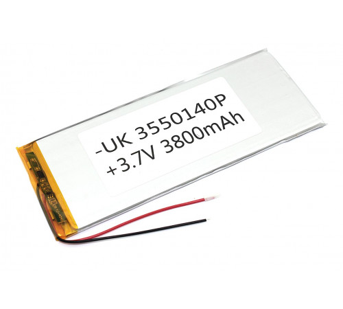 Аккумулятор Li-Pol (батарея) 3.5*50*140мм 2pin 3.7V/3800mAh