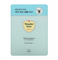 Etude Очищающие пэды для проблемной кожи / Wonder Pore Bubble Cleansing Pad, 7 шт.