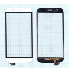 Сенсорное стекло (тачскрин) для Huawei G7 Plus белое