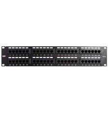 Патч-панель 19", 48 портов RJ-45, категория 5e, UTP, 2U, MDX-PPR-UTP5е-48-2U