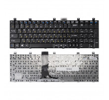 Клавиатура для ноутбука MSI MegaBook A7005, CR500, CR600, CR610, CR720 Series. Г-образный Enter. Черная, без рамки. PN: MP-08C23SU-359.