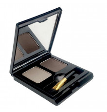 L’ocean Тени для бровей / Eye Brow Cake, 02 Light Brown + Brown