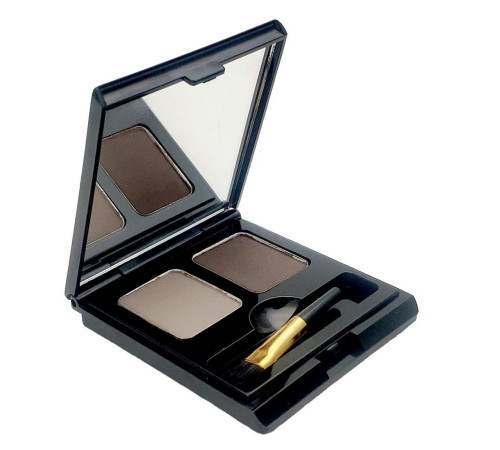 L’ocean Тени для бровей / Eye Brow Cake, 02 Light Brown + Brown