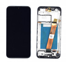 Дисплей (модуль) для Samsung Galaxy M01 SM-M015 в сборе с тачскрином и рамкой черный