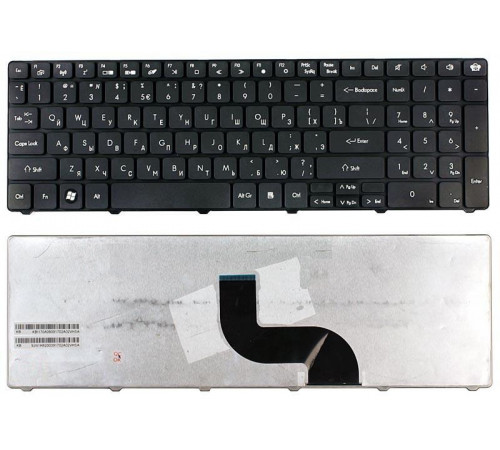 Клавиатура для ноутбука Packard Bell LM81, LM85, TK81, TK85, TM81, TM85 / Gateway NV50 черная