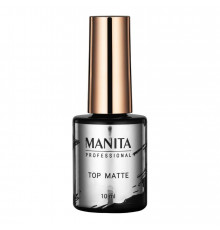 Manita Professional Матовый топ для гель-лака без липкого слоя / Matte, 10 мл