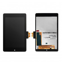 Дисплей, матрица и тачскрин для планшета 7.0" 1280х800 WXGA, 31 pin IPS, Asus Google Nexus 7. PN: CLAA070WP03 XG, HV070WX2 F0.3. Черный.