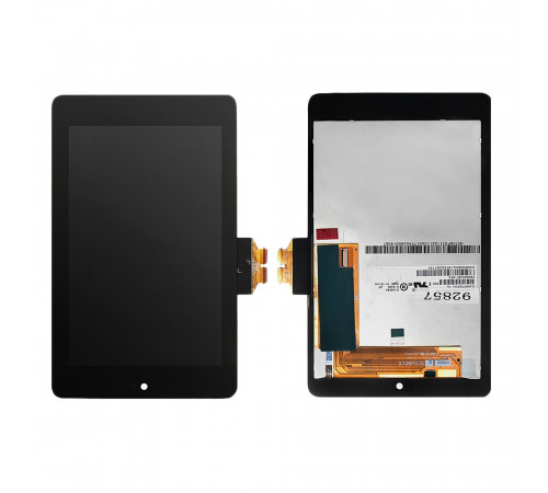 Дисплей, матрица и тачскрин для планшета 7.0" 1280х800 WXGA, 31 pin IPS, Asus Google Nexus 7. PN: CLAA070WP03 XG, HV070WX2 F0.3. Черный.