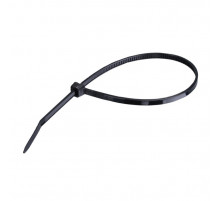Стяжка нейлоновая 2,5х150мм черная UV (100pcs)