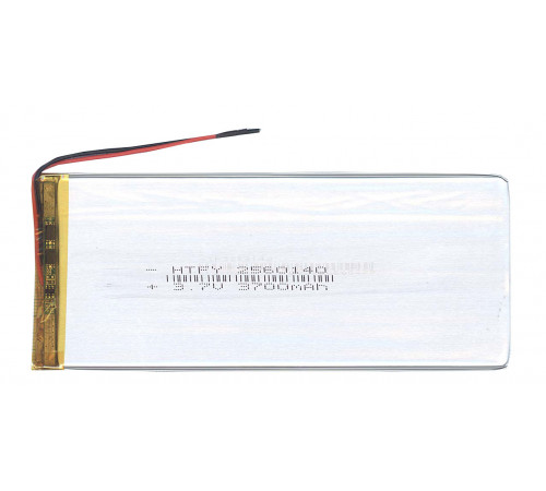 Аккумулятор Li-Pol (батарея) 2.5*60*140мм 2pin 3.7V/3700mAh