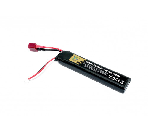 Аккумулятор Li-Pol 7.4V 452096 2000mAh разъем T-plug