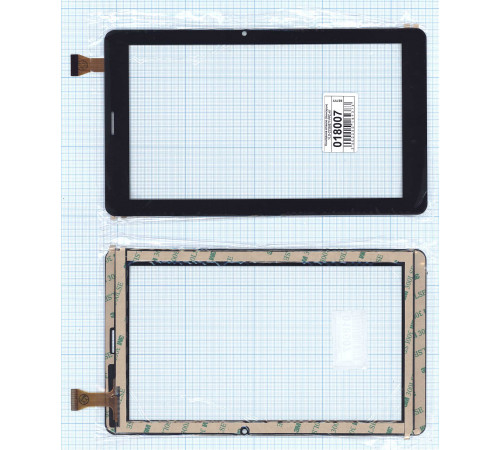 Сенсорное стекло (тачскрин) YLD-CCG9277-FPC-A1 (234х136 mm) черное
