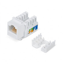 Cabeus KJ-RJ45-Cat.5e-90 Вставка Keystone Jack RJ-45, категория 5e, заделка тип 110, белая