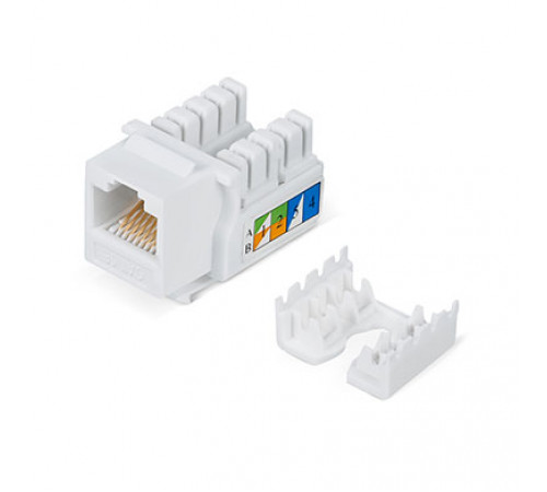 Cabeus KJ-RJ45-Cat.5e-90 Вставка Keystone Jack RJ-45, категория 5e, заделка тип 110, белая