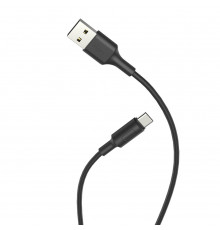 Кабель USB HOCO X25 Soarer для Type-C, 2А, длина 1м, черный