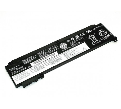 Аккумуляторная батарея для ноутбука Lenovo T460S T470S (01AV405) 11.1V 24Wh 1930mAh черная