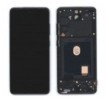 Дисплей (модуль) для Samsung Galaxy S20 FE SM-G780F в сборе с тачскрином и рамкой TFT синий