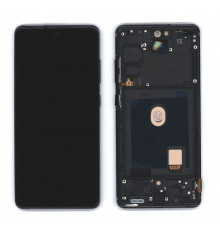 Дисплей (модуль) для Samsung Galaxy S20 FE SM-G780F в сборе с тачскрином и рамкой TFT синий