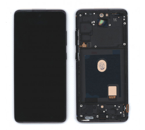 Дисплей (модуль) для Samsung Galaxy S20 FE SM-G780F в сборе с тачскрином и рамкой TFT синий