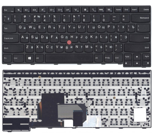 Клавиатура для ноутбука Lenovo ThinkPad E450 E455 E450C черная